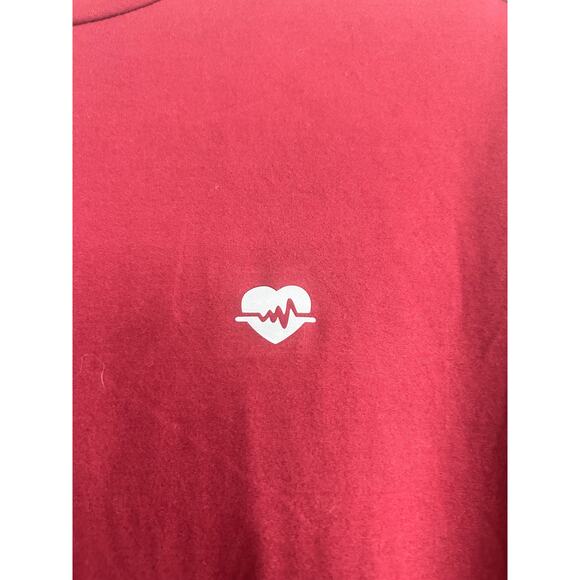 NWT Men's Zengjo Red Polyester/Spandex Long Sleeved Shirt Size Large - Picture 3 of 6